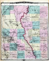 Juneau and Adams Counties, Wisconsin State Atlas 1881